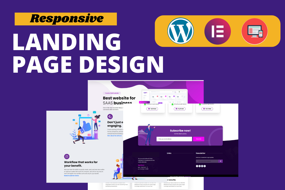 WordPress Landing page